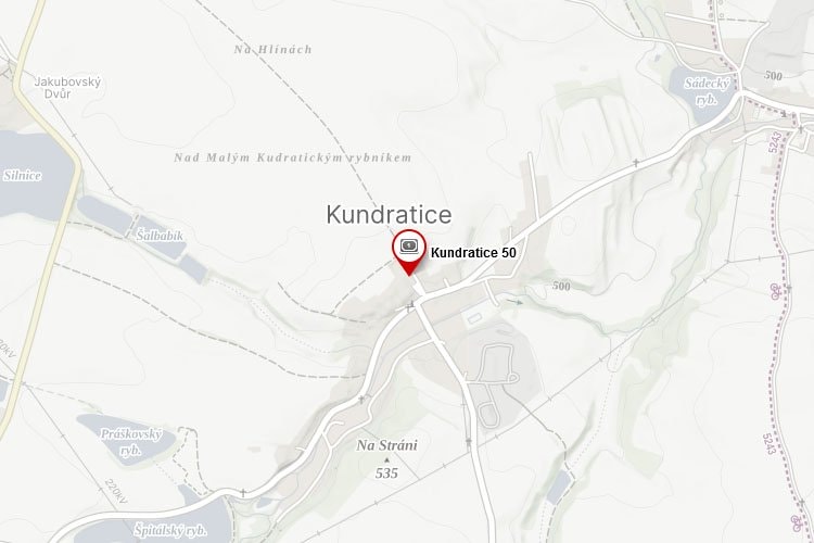 kundratice-mapa